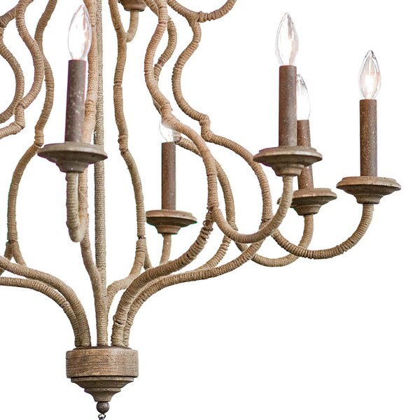 Jute Chandelier